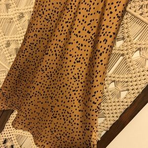 Leopard Midi Skirt NWT